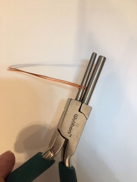 Karen Meador, Ph.D.'s Make Your Ear Wires Match - , Findings & Components, Toggles & Clasps, Earwire & Headpin, Findings, Clasps, Components, Loops, Wire Loop, Wrapped Wire Loop, I do both loops at the same time